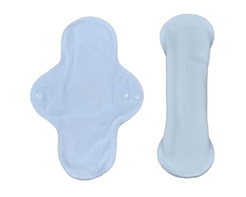 Многоразовые хлопковые женские гигиенические прокладки с непромокаемым слоем, 2 шт